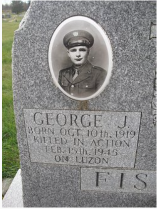 Private First Class George J Fisher headstone photo