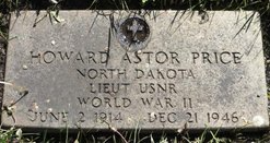 Lieutenant Howard Astor Price headstone photo