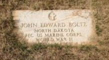 Private First Class John Edward Boltz grave marker photo