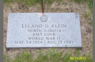 Radioman First Class Leland Dave Klein grave marker photo