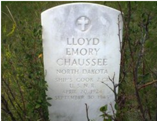 Commissary Steward Second Class Lloyd Emory Chaussee grave marker photo